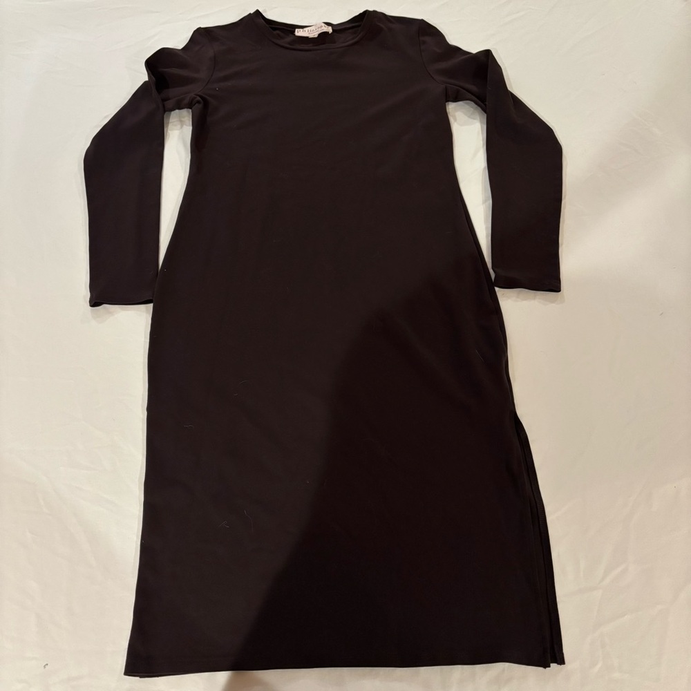 Philosophy Classic Black Long Sleeve Dress